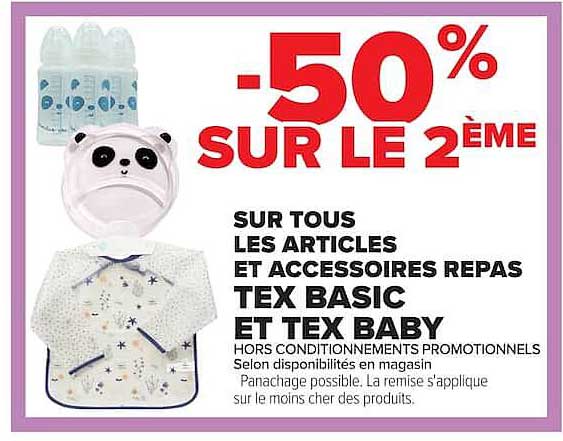 -50% SUR LE 2ÈME