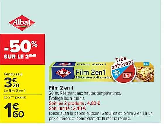 -50% SUR LE 2ÈME
