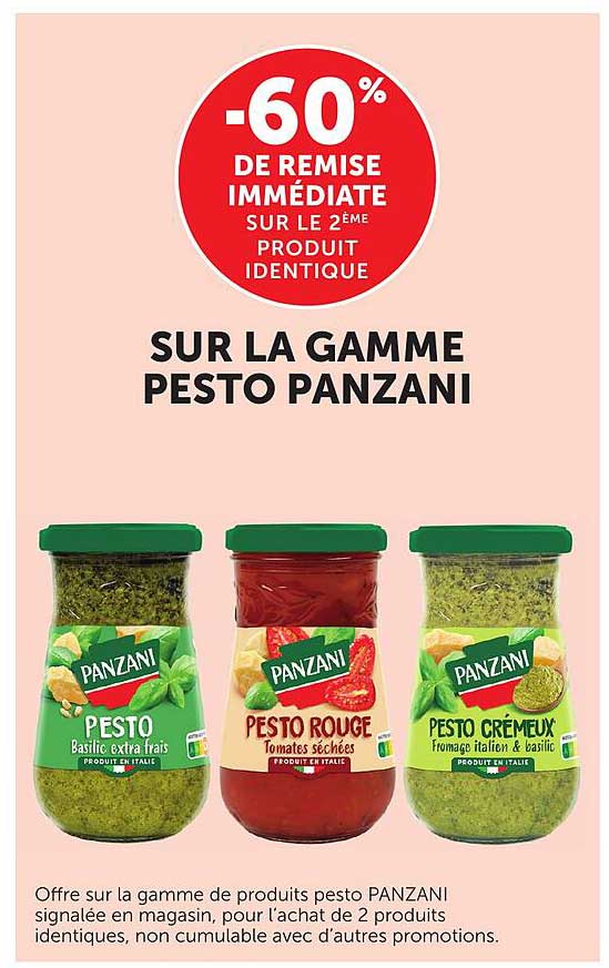 -60% DE REMISE IMMÉDIATE SUR LE 2ÈME PRODUIT IDENTIQUE