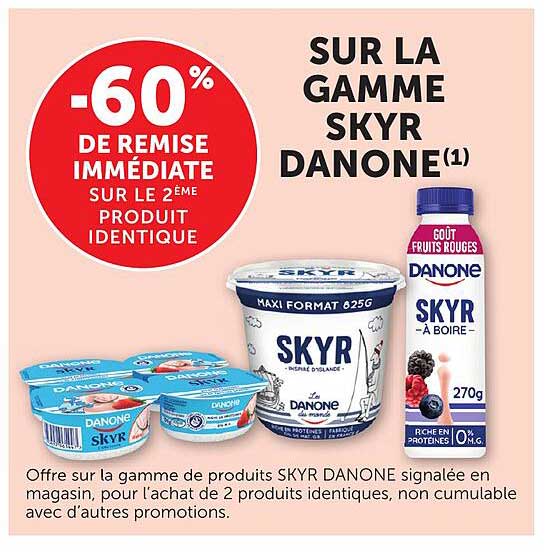 -60% DE REMISE IMMÉDIATE SUR LE 2ÈME PRODUIT IDENTIQUE