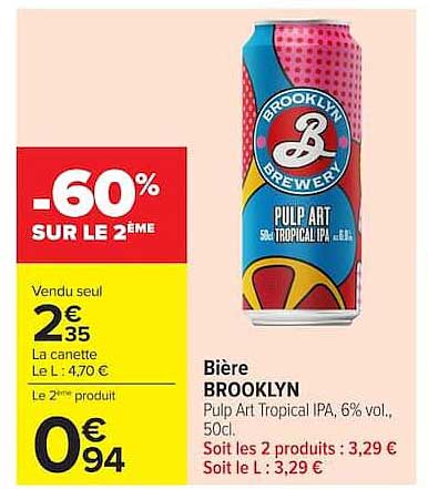 -60% SUR LE 2ÈME