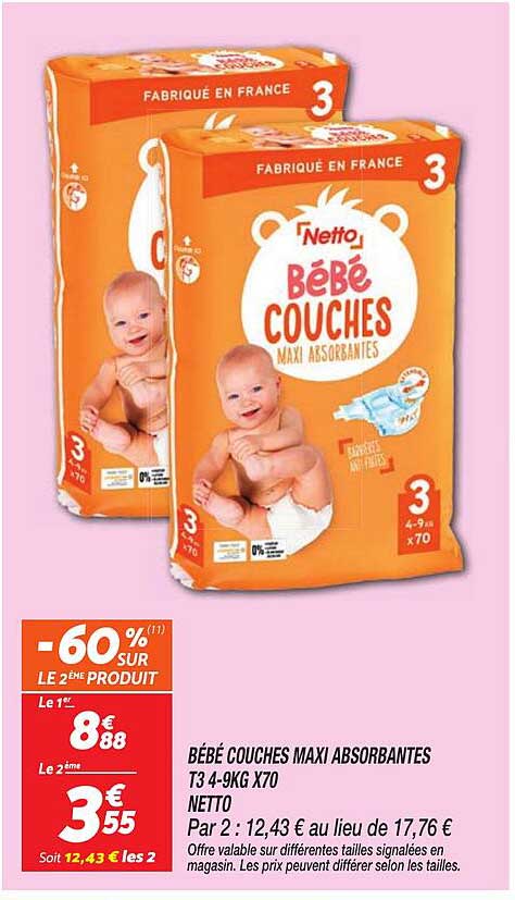 -60% SUR LE 2ÈME PRODUIT