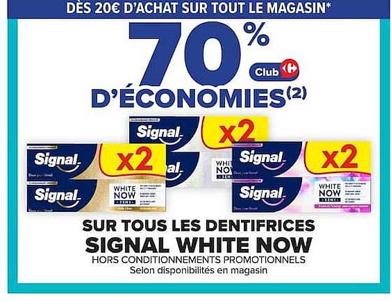 70% D’ÉCONOMIES(2)
