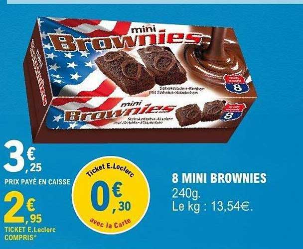 8 MINI BROWNIES