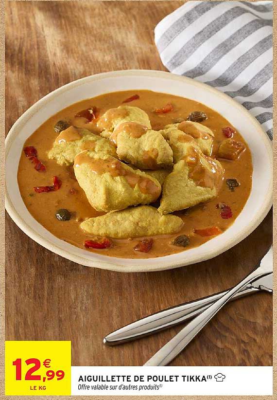 AIGUILLETTE DE POULET TIKKA(1)