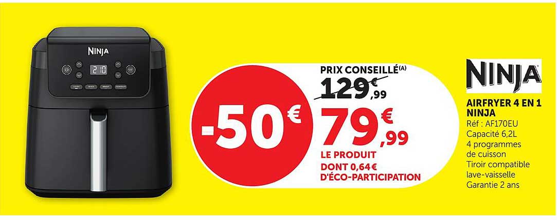 AIRFRYER 4 EN 1 NINJA