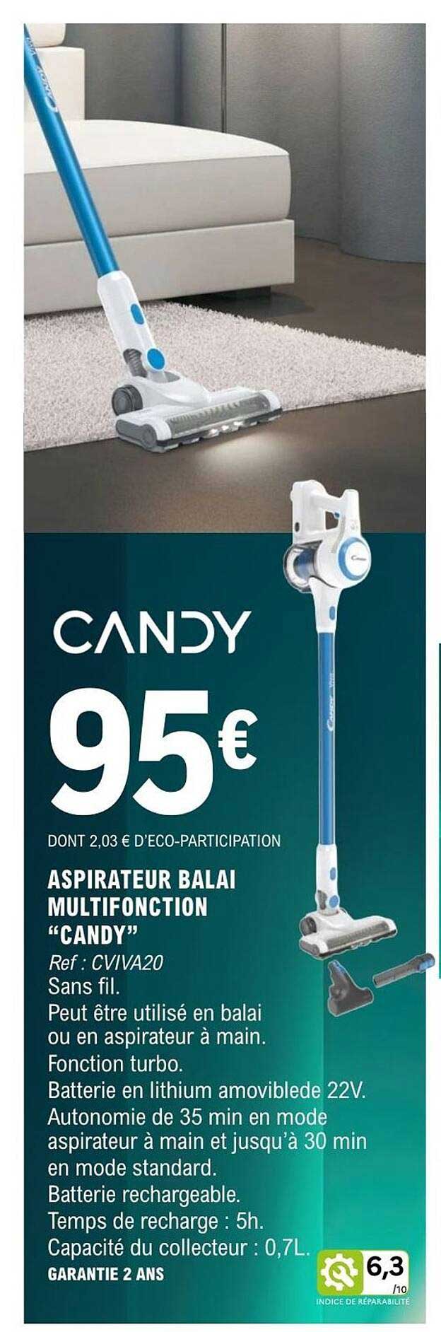 ASPIRATEUR BALAi MULTIFONCTION “CANDY”