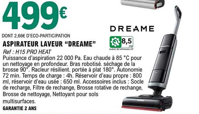 ASPIRATEUR LAVEUR “DREAME”