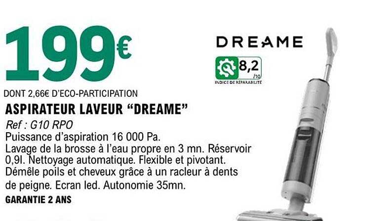 ASPIRATEUR LAVEUR “DREAME”