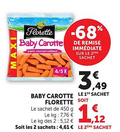 BABY CAROTTE FLORETTE
