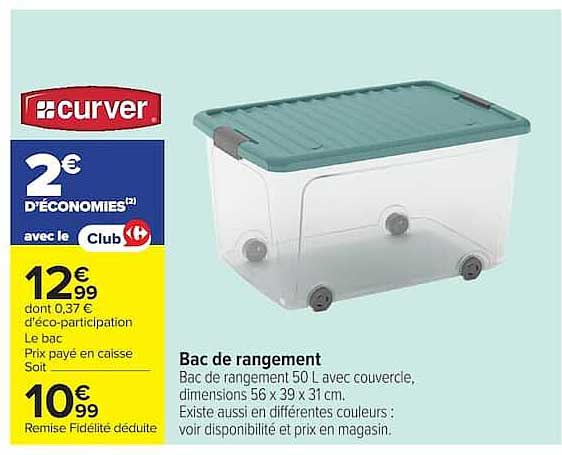 Bac de rangement