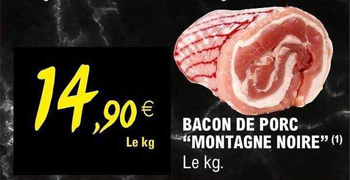 BACON DE PORC “MONTAGNE NOIRE” (1)