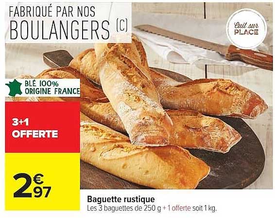Baguette rustique