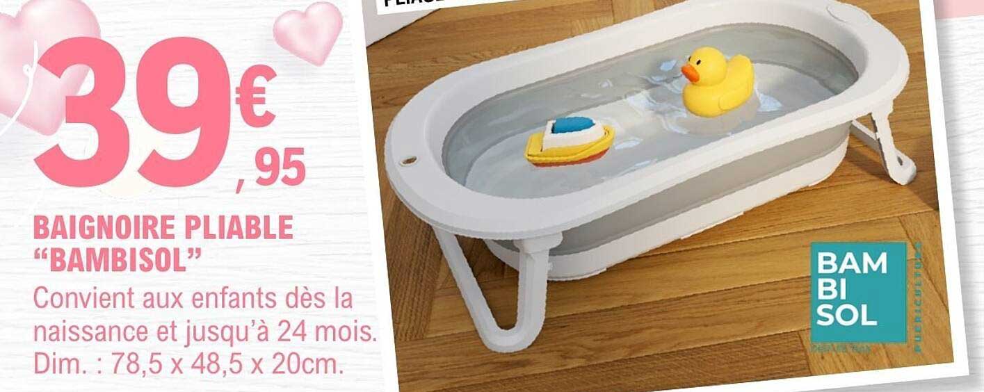 BAIGNOIRE PLIABLE “BAMBISOL”