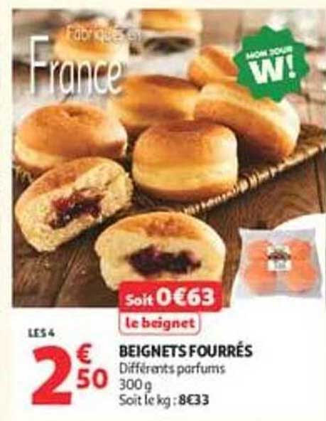 BEIGNETS FOURRÉS