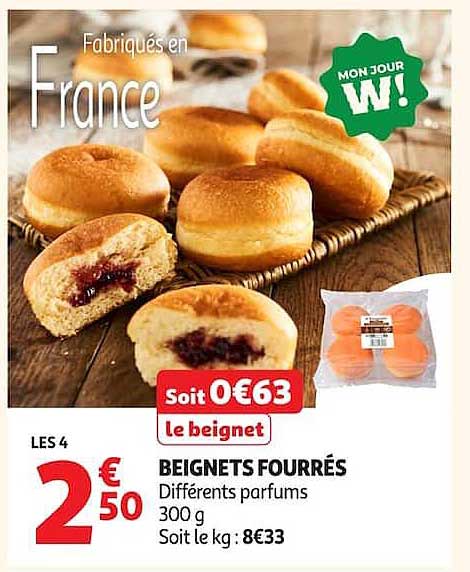 BEIGNETS FOURRÉS