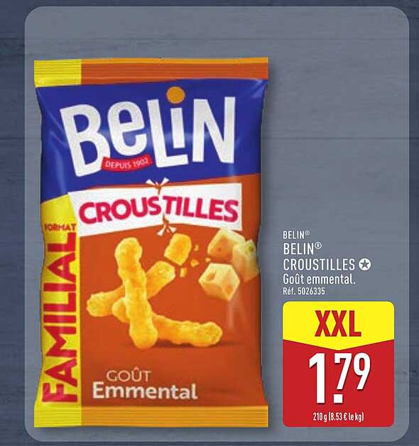 BELIN CROUSTILLES Goût emmental.