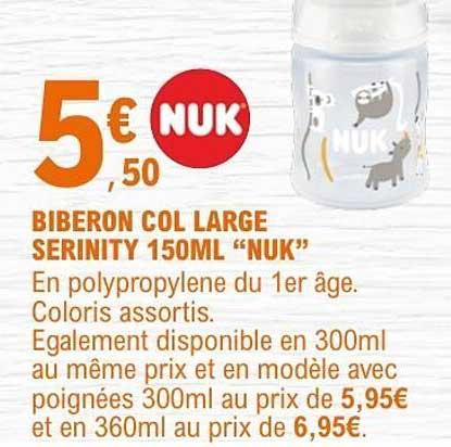 BIBERON COL LARGE SERENITY 150ML “NUK”
