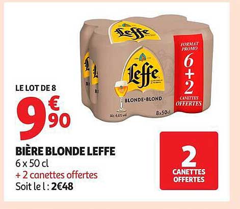 BIÈRE BLONDE LEFFE