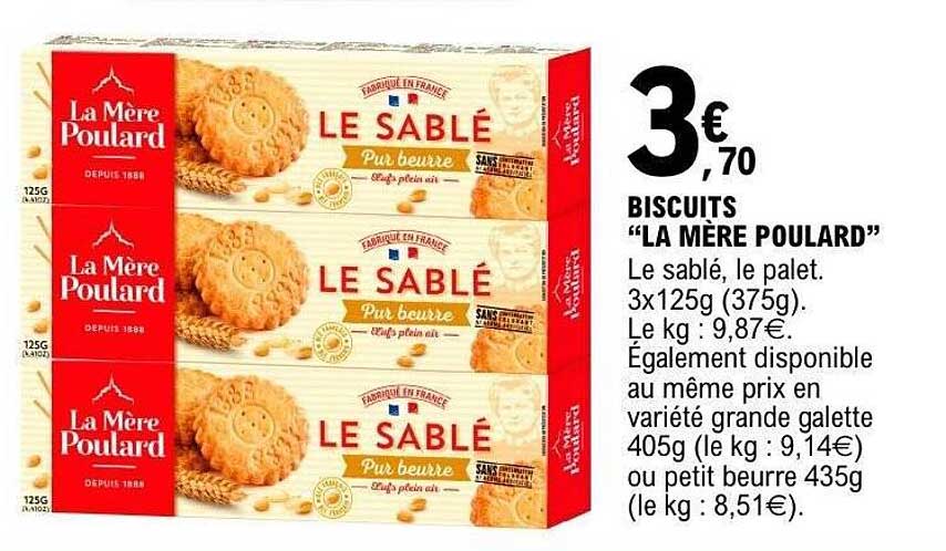 BISCUITS "LA MÈRE POULARD"