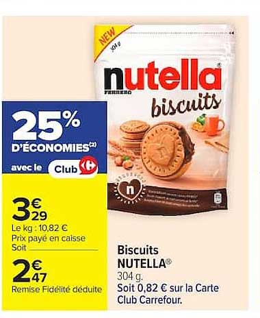 Biscuits NUTELLA®