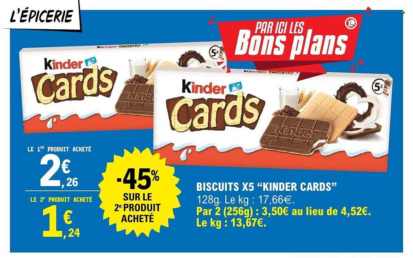 BISCUITS X5 “KINDER CARDS”