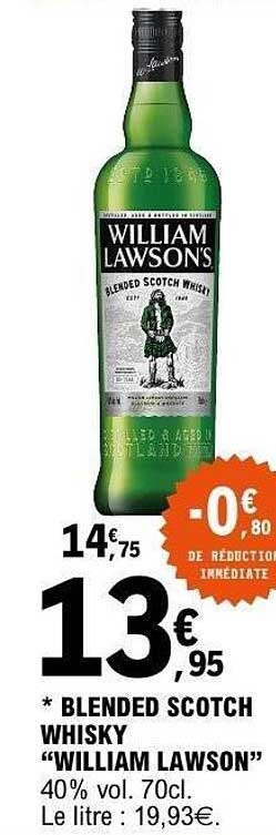 BLENDED SCOTCH WHISKY “WILLIAM LAWSON”