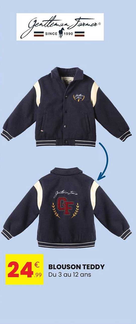 BLOUSON TEDDY Du 3 au 12 ans
