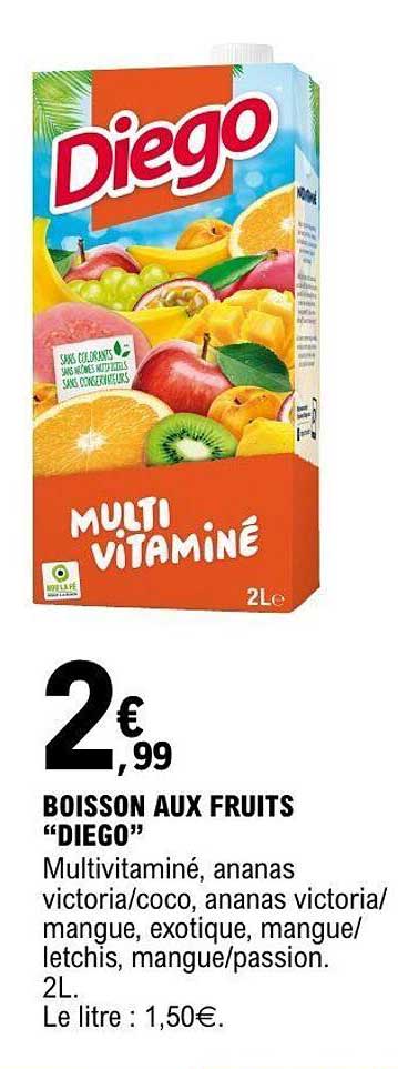 BOISSON AUX FRUITS “DIEGO”