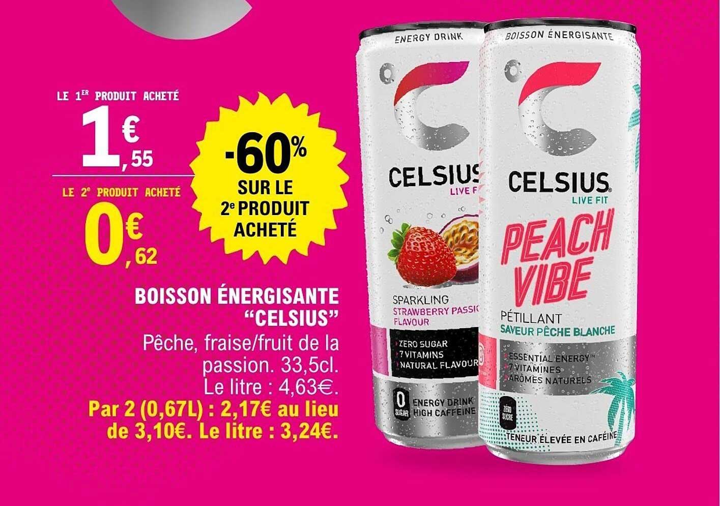 BOISSON ÉNERGISANTE “CELSIUS”