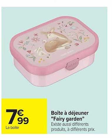 Boîte à déjeuner "Fairy garden"