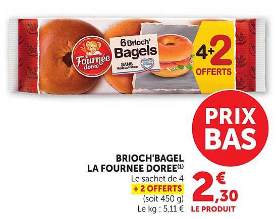 BRIOCH'BAGEL LA FOURNEE DOREE