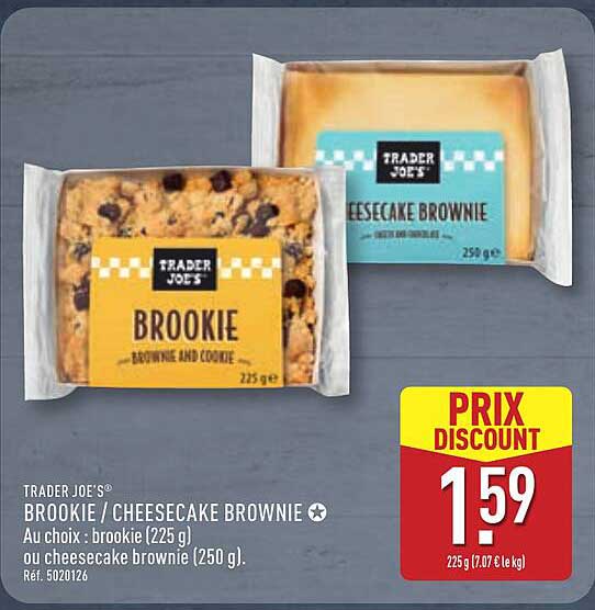 BROOKIE / CHEESECAKE BROWNIE