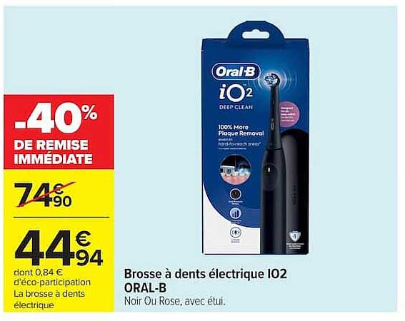 Brosse à dents électrique iO2 ORAL-B