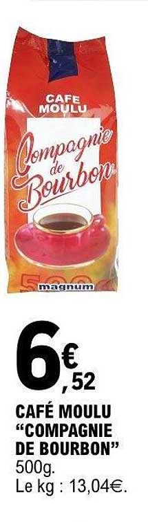 CAFÉ MOULU “COMPAGNIE DE BOURBON”