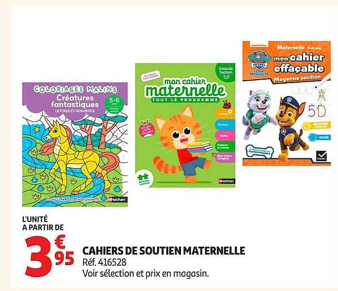 CAHIERS DE SOUTIEN MATERNELLE
