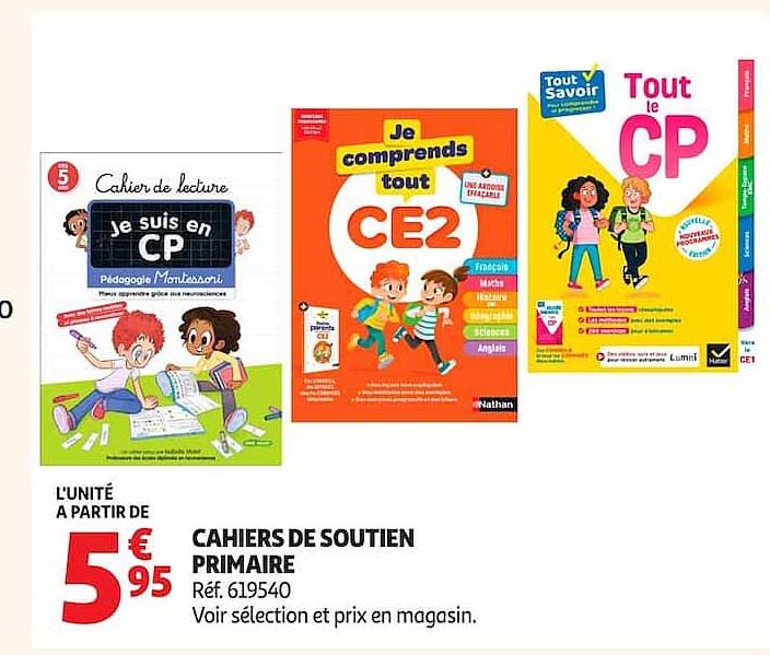 CAHIERS DE SOUTIEN PRIMAIRE