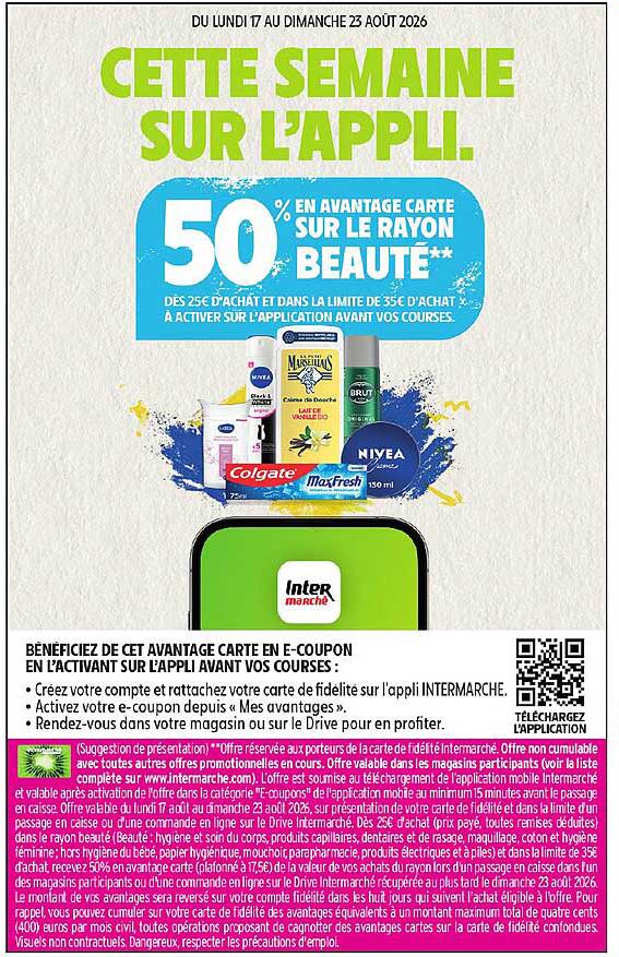 CETTE SEMAINE SUR L’APPLI.