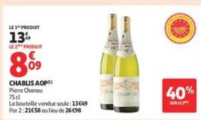 CHABLIS AOP Pierre Chanau 75cl