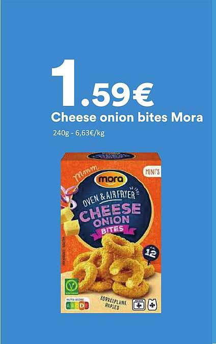 Cheese onion bites Mora