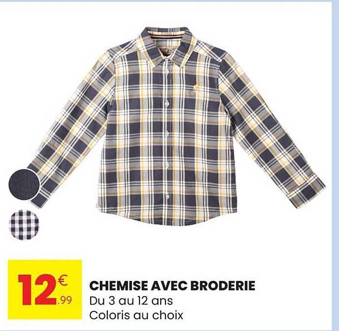CHEMISE AVEC BRODERIE