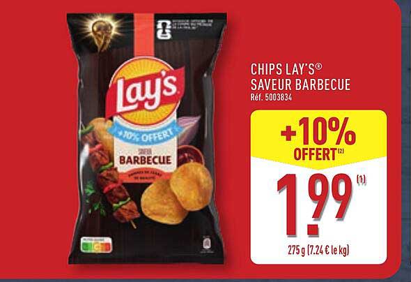 CHIPS LAY’S® SAVEUR BARBECUE