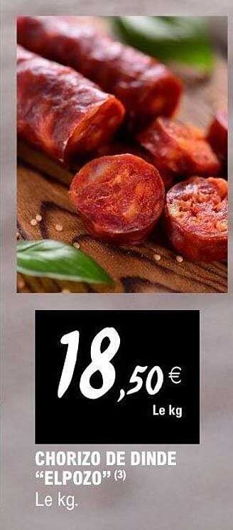 CHORIZO DE DINDE “ELPOZO” (3)