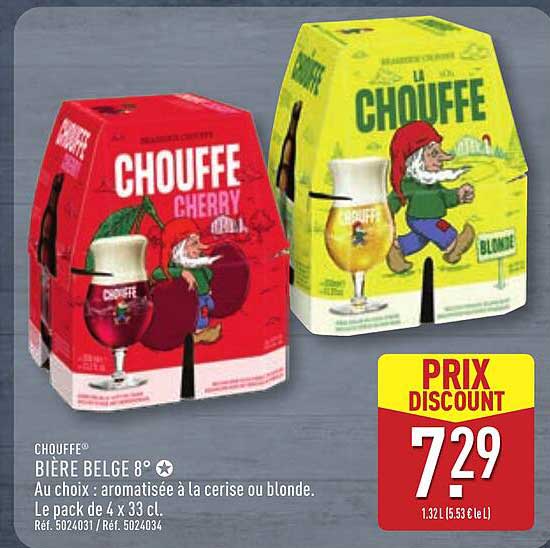 CHOUFFE BIERE BELGE 8°