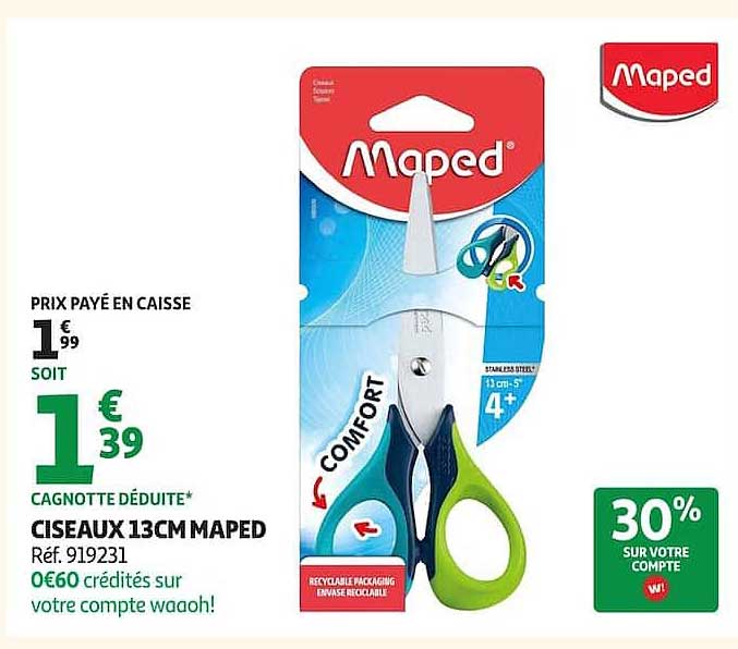 CISEAUX 13CM MAPED