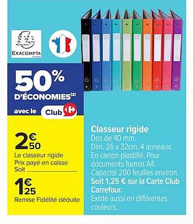 Classeur rigide