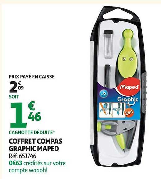 COFFRET COMPAS GRAPHIC MAPED