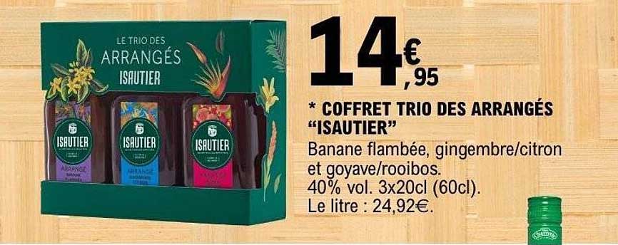 COFFRET TRIO DES ARRANGÉS "ISAUTIER"