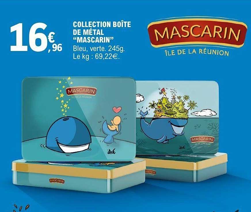 COLLECTION BOÎTE DE MÉTAL “MASCARIN”