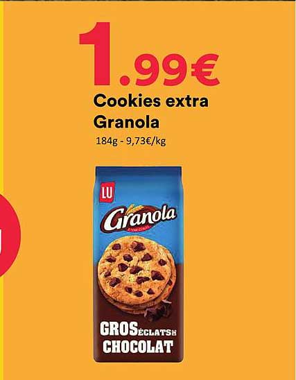 Cookies extra Granola